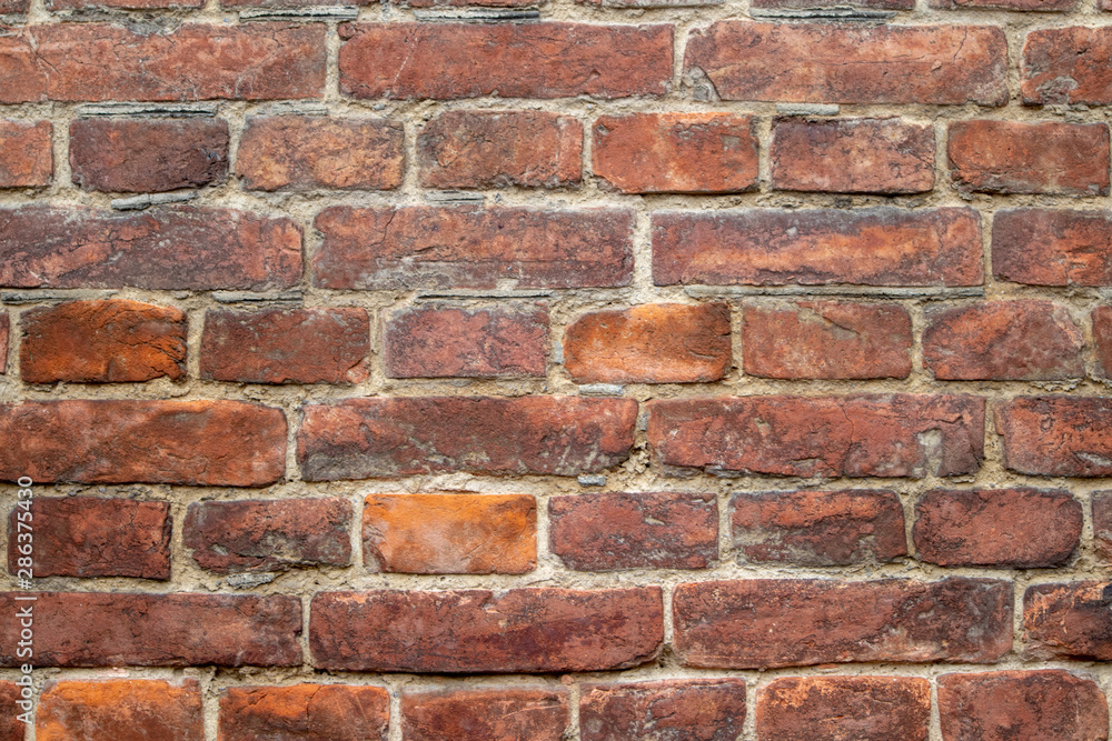 Obraz premium Vintage Brown Brick Wall