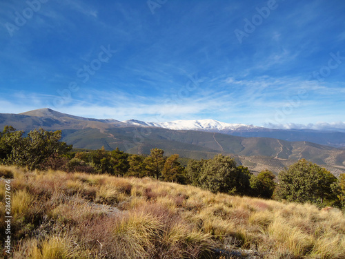 Sierra Nevada mountains in winter (Spain)