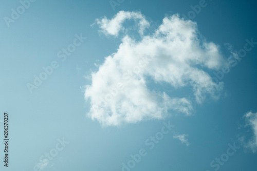 Sky clouds cirrus clouds on a blue background