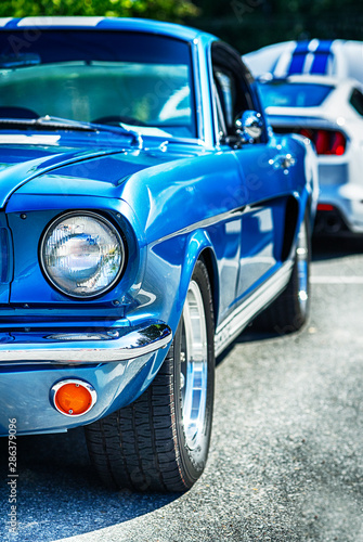 Vintage American Hot Rod on Display