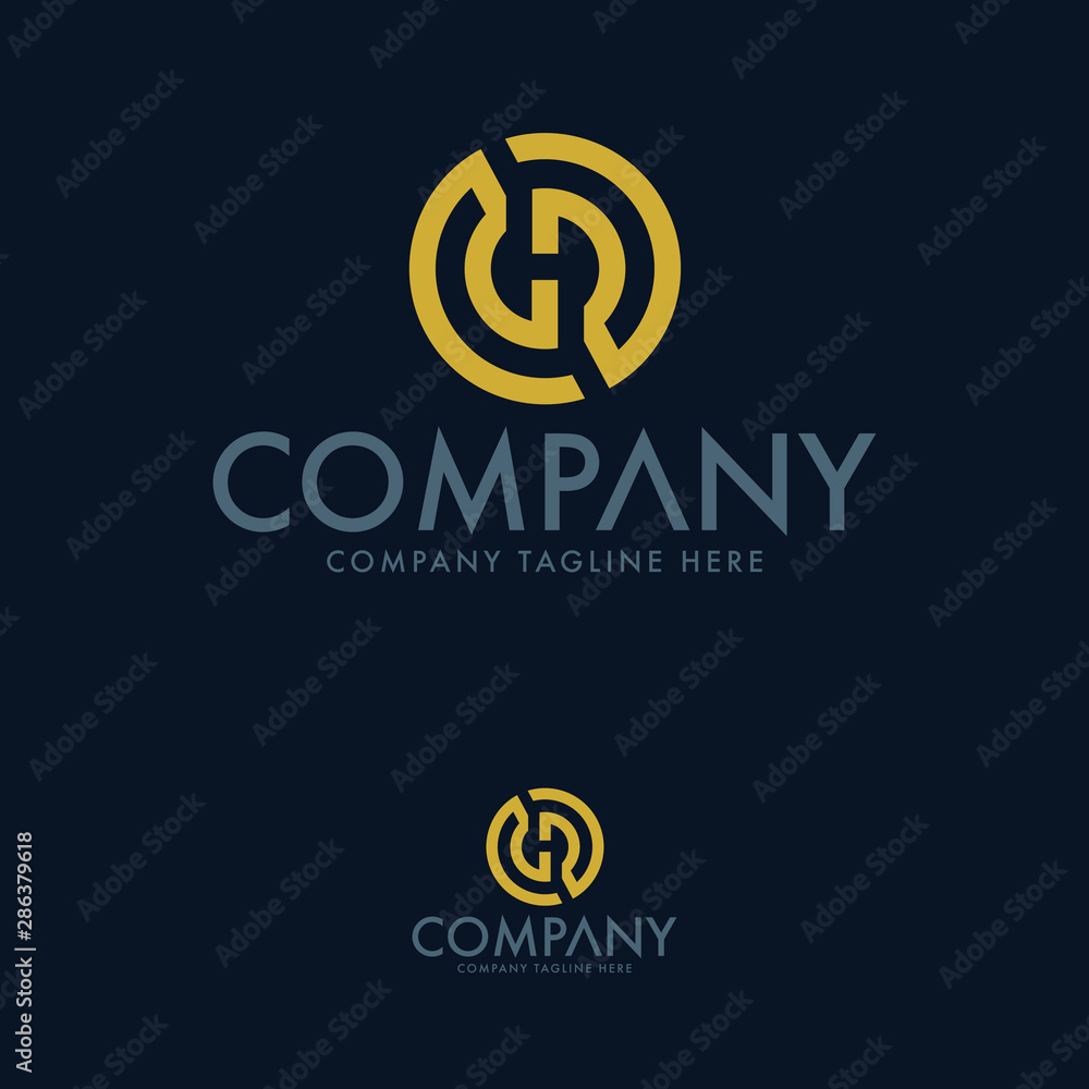 Letter G D and H Logo Design Letter G D and H Logo Design