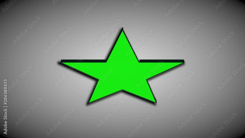 Green screen star rotating forward.mov Green screen star rotating forward.mov