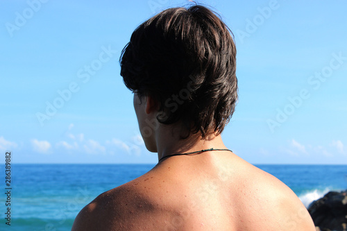 man on the beach © Valeria