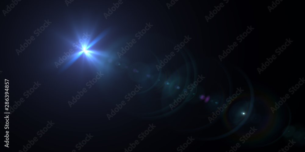 Lens flare light over black background. Easy to add overlay or screen filter over photos. Lens flare light over black background. Easy to add overlay or screen filter over photos.