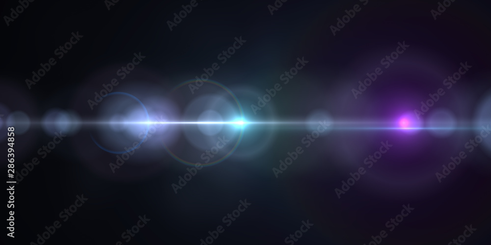 Lens flare light over black background. Easy to add overlay or screen filter over photos. Lens flare light over black background. Easy to add overlay or screen filter over photos.