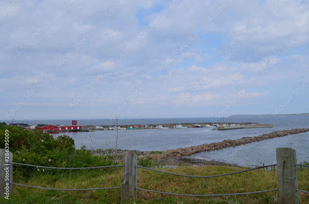 Summer in Nova Scotia: Port Morien Wharf on Cape Breton Island