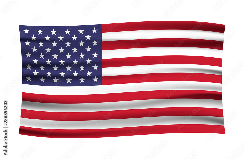 Fototapeta premium United States flag. USA flag. American symbol.United states flag. Independence day background.