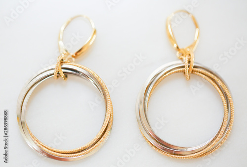 set of fashion earrings and decorations - Image