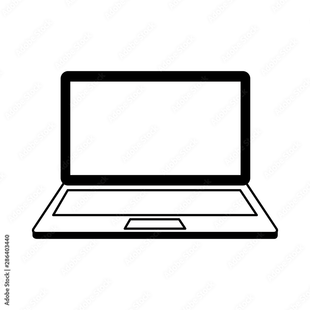 laptop computer electronic isolated icon laptop computer electronic isolated icon