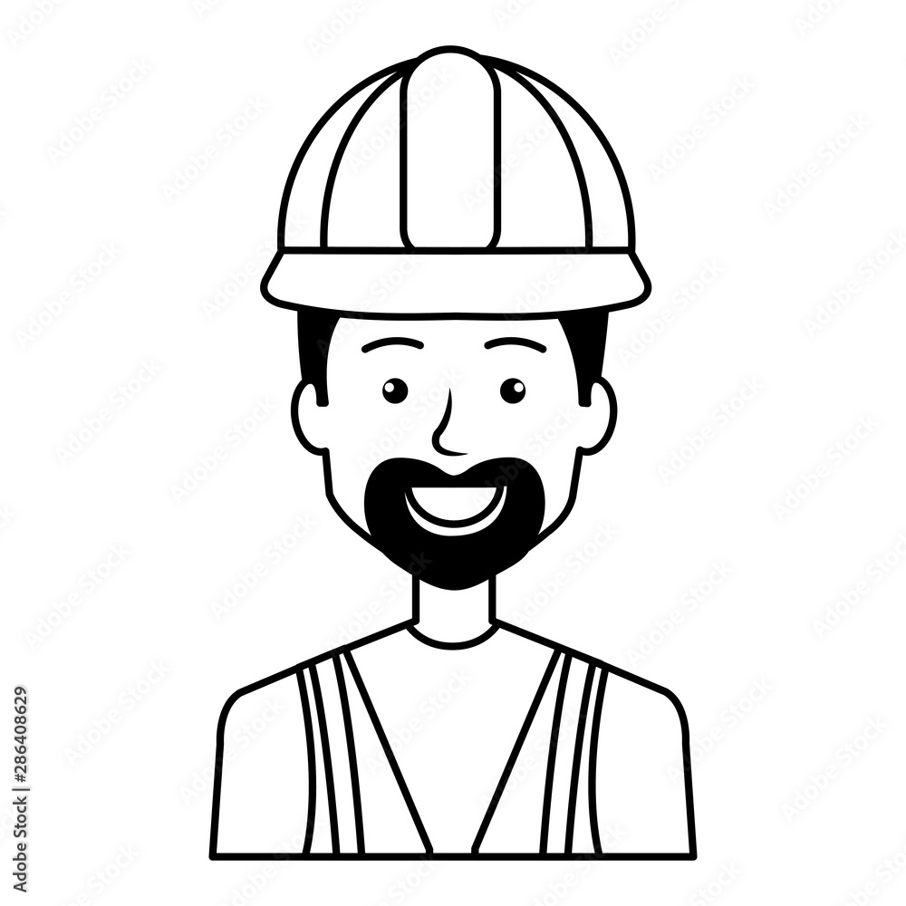 builder constructor with helmet character builder constructor with helmet character
