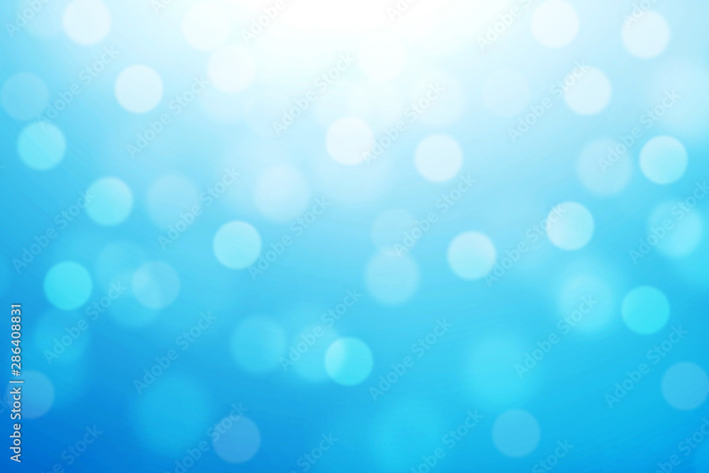Blue Bokeh Lights Abstract Holiday Background Blue Bokeh Lights Abstract Holiday Background