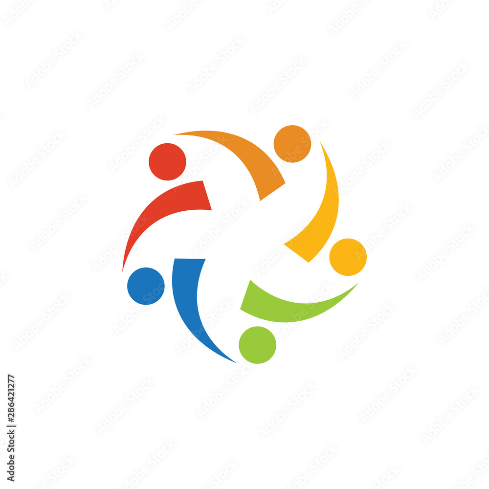 Community graphic design template vector isolated illustration Community graphic design template vector isolated illustration