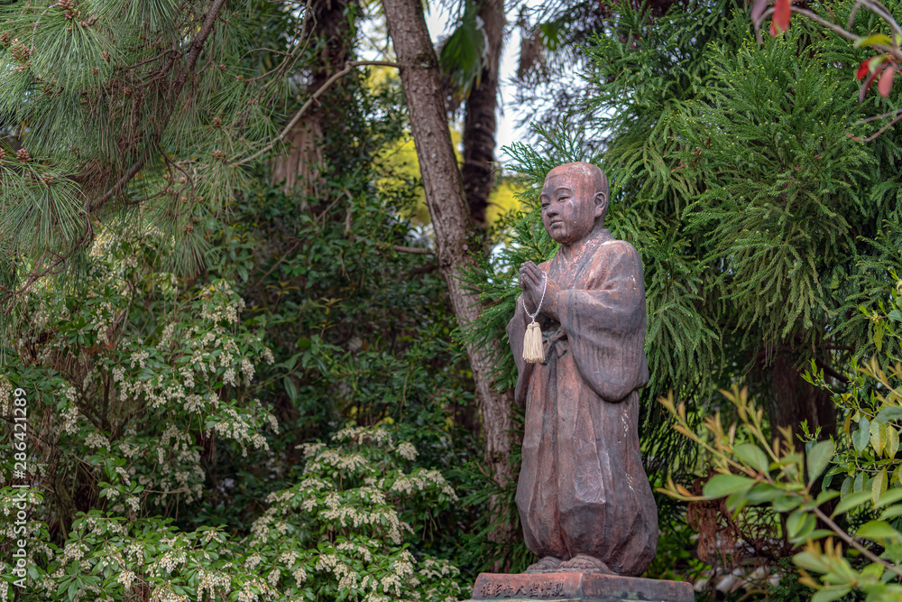 大田連亘 彩色画 【 親鸞聖人像図 】 未使用品に近い状態 共箱 【公式