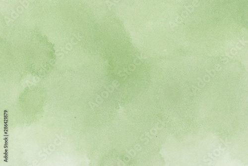 abstract green splotchy ink watercolor background photo