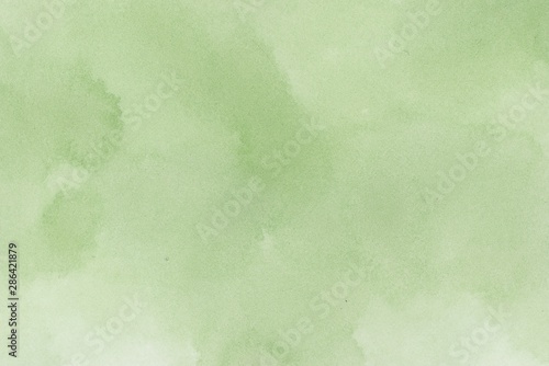 abstract green splotchy ink watercolor background