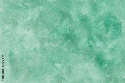 abstract green splotchy ink watercolor background