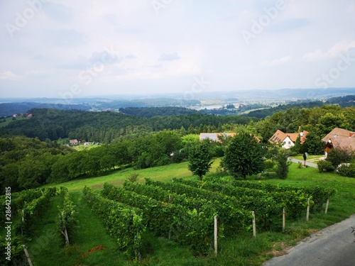 Südsteiermark in der Dämmerung