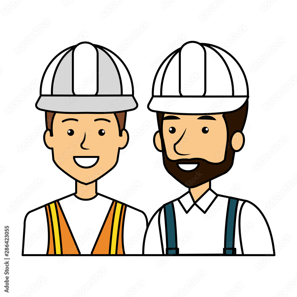builders constructors with helmets characters builders constructors with helmets characters