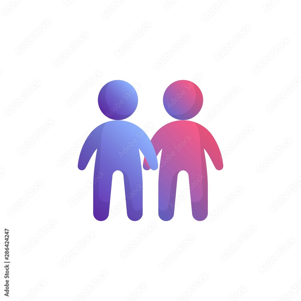 custom made wallpaper toronto digitalDeal flat icon, vector sign, Handshake for agreement colorful pictogram isolated on white. Partnership, friendship symbol, logo illustration. Flat style design