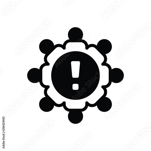 Black solid icon for about 