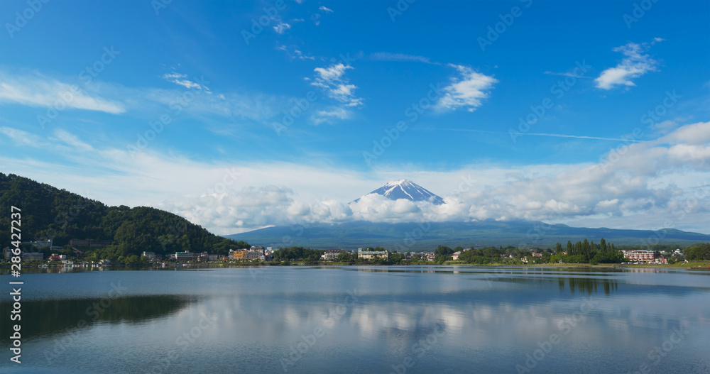 Fujisan in Kawaguciko of Japan at summer time Fujisan in Kawaguciko of Japan at summer time
