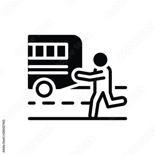 Black solid icon for unfortunately 