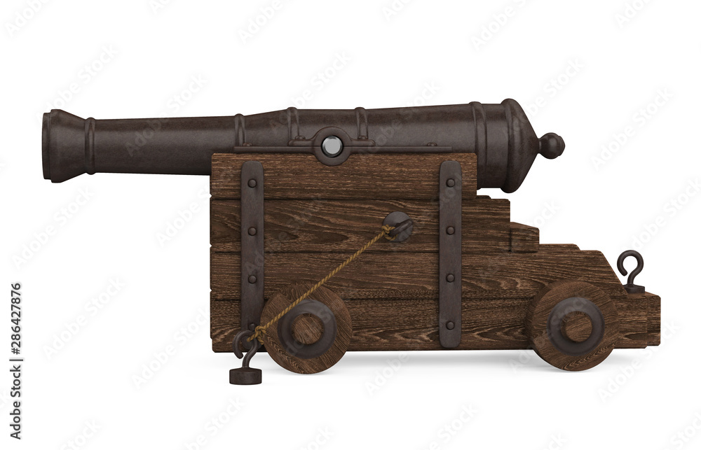 Old Cannon Isolated
