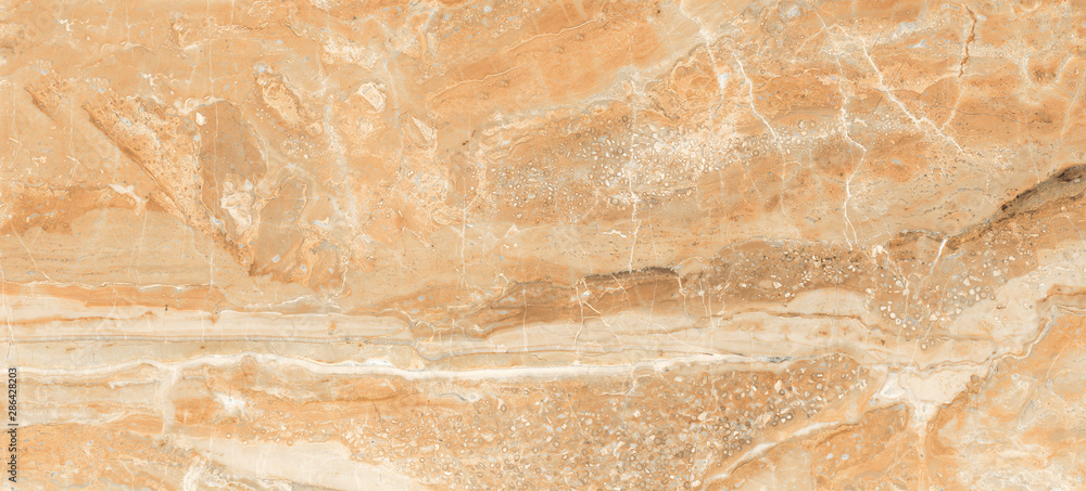 Brown marble texture background with curly light brown veins, It can be used for interior-exterior home decoration, Ceramic tile surface, Wallpaper, Web page background, Wall tile design.