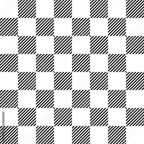 Check Fashion Seamless Pattern. Vector Repeat Background.