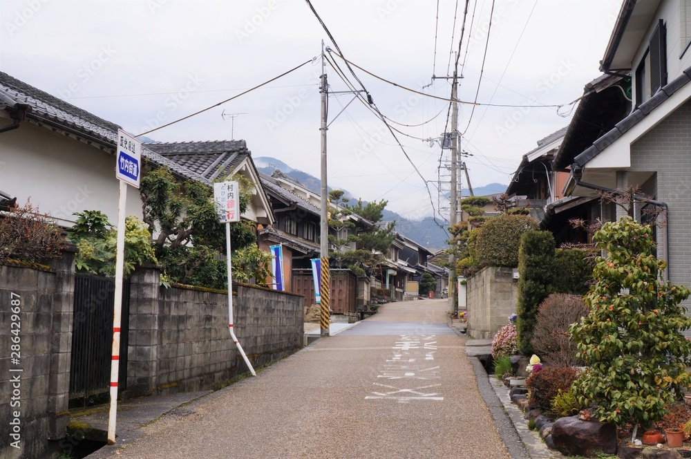 竹内街道（奈良県葛城市）