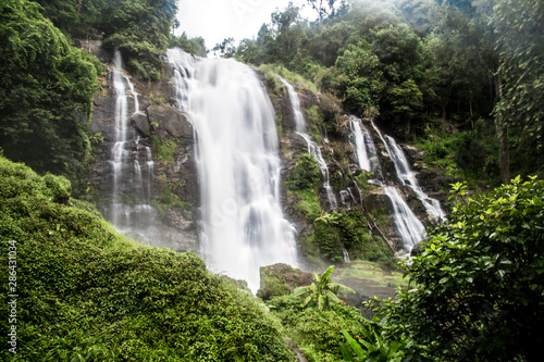 Fototapeta Naklejka Na Ścianę i Meble -  Mae Waterfall in Chiang Mai in Thailand