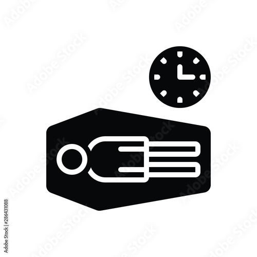 Black solid icon for last coffin 