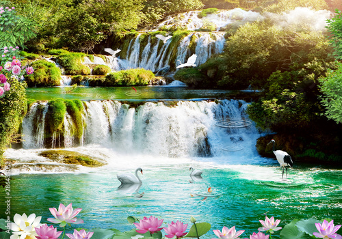 3d background nature wallpaper