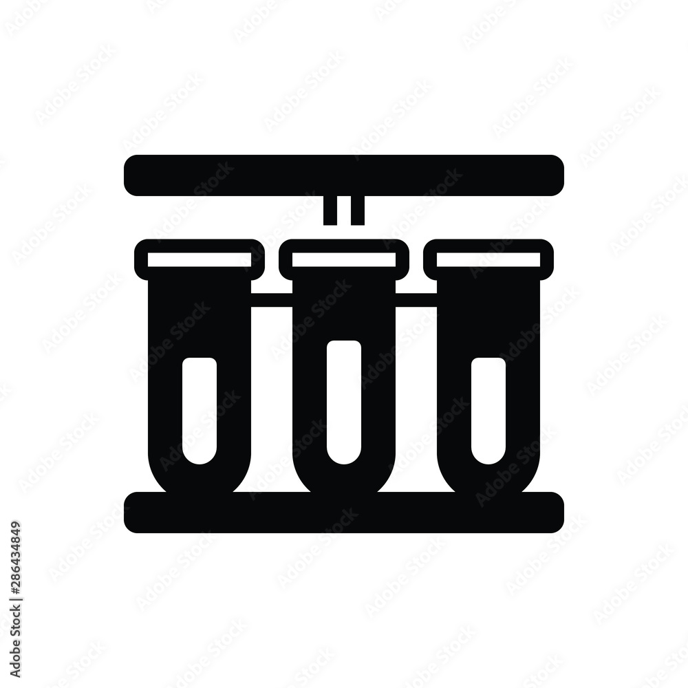 Black solid icon for sample Black solid icon for sample