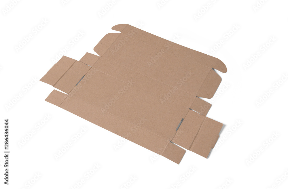cardboard box isolated on white background cardboard box isolated on white background