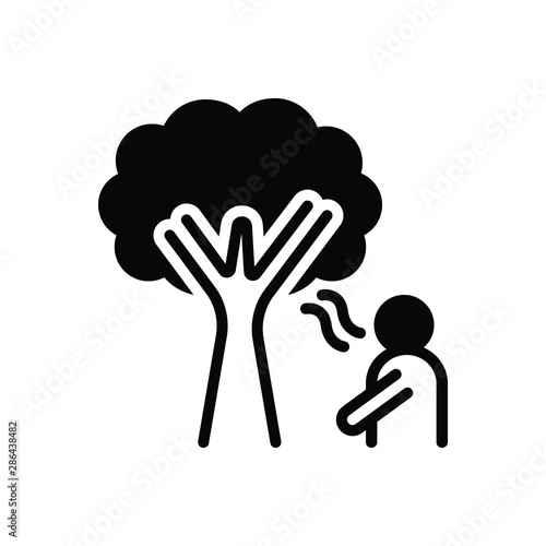 Black solid icon for necessary 