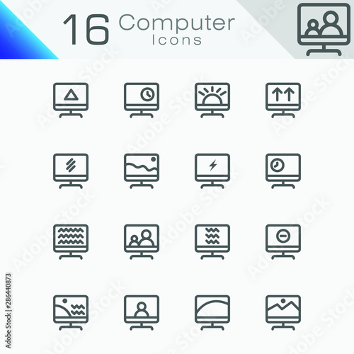 16 sets of computer icon for your business