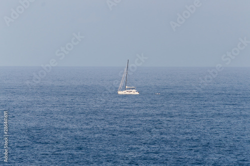 yacht in the sea © Pasha