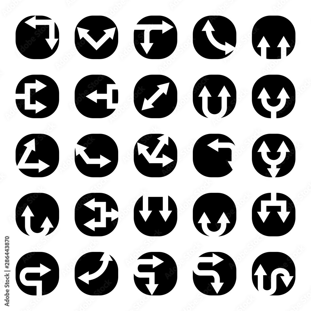 arrow icons in circle buttons set arrow icons in circle buttons set