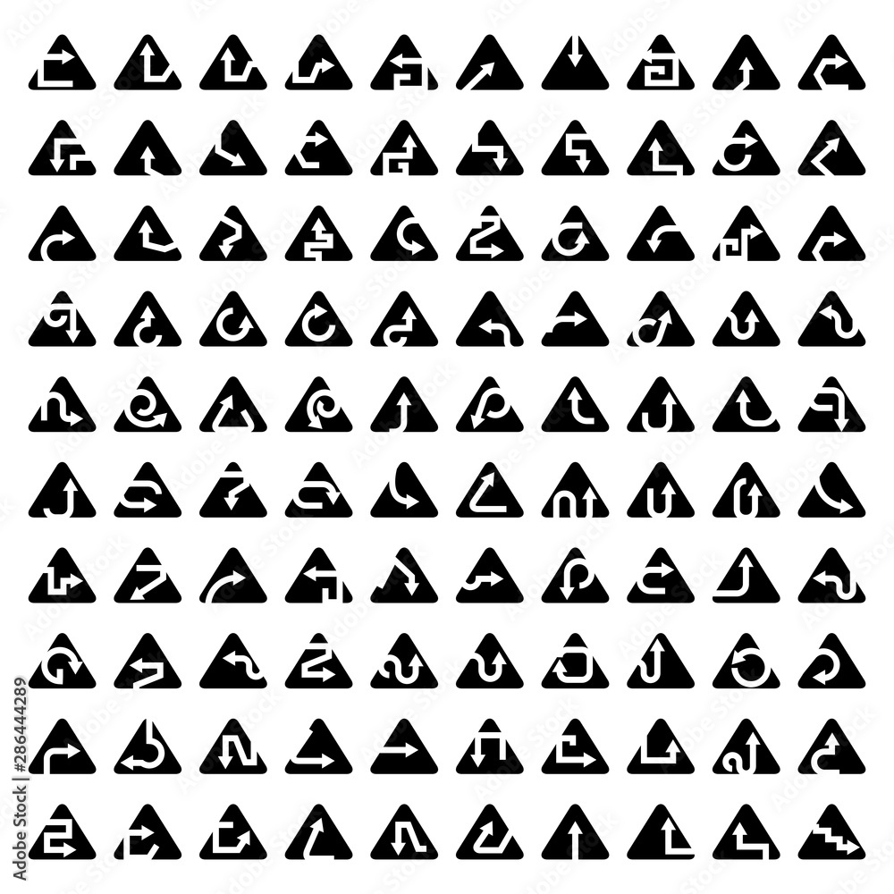 arrow icons in button interface vector set arrow icons in button interface vector set