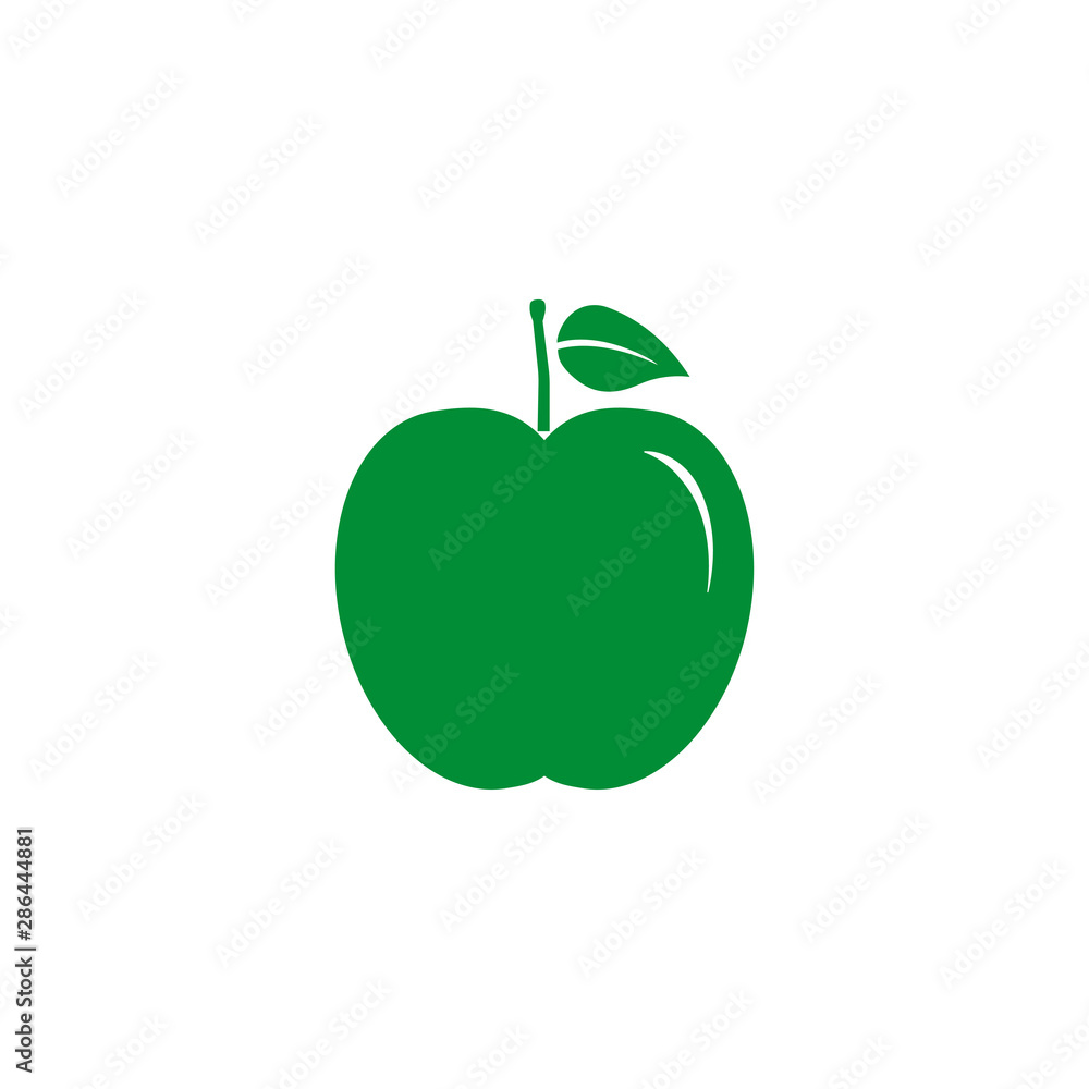 Apple, fruit icon. Vector illustration, flat design. Apple, fruit icon. Vector illustration, flat design.