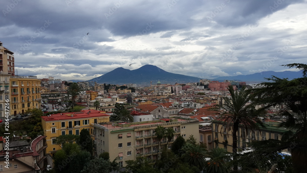 panoramic view of naples italy