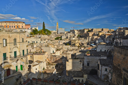 A tourist trip to the old  city of Matera  Italy