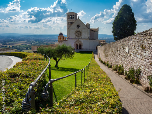 View on Basilica of Saint Francis of Assisi.