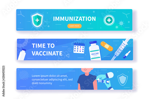 vaccination banners