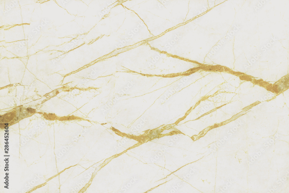 white and gold marble texture background with high resolution, top view
