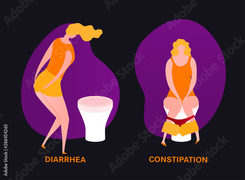 Diarrhea and constipation image
