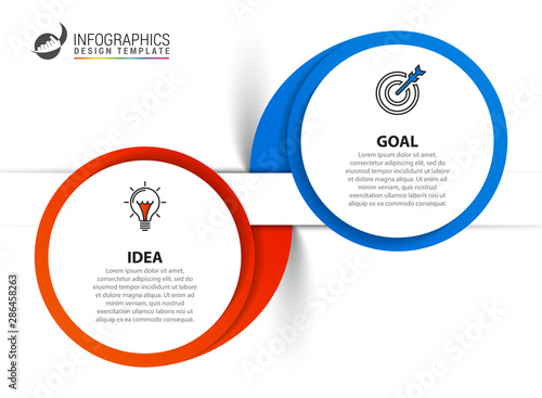 Infographic design template. Creative concept with 4 steps