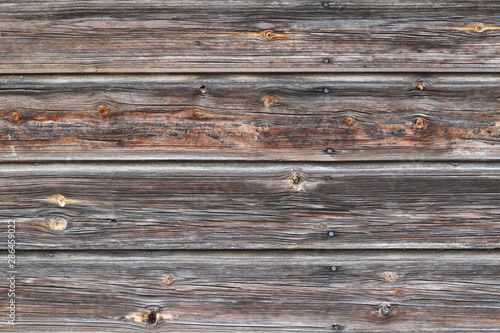 old weathered brown plank wall background