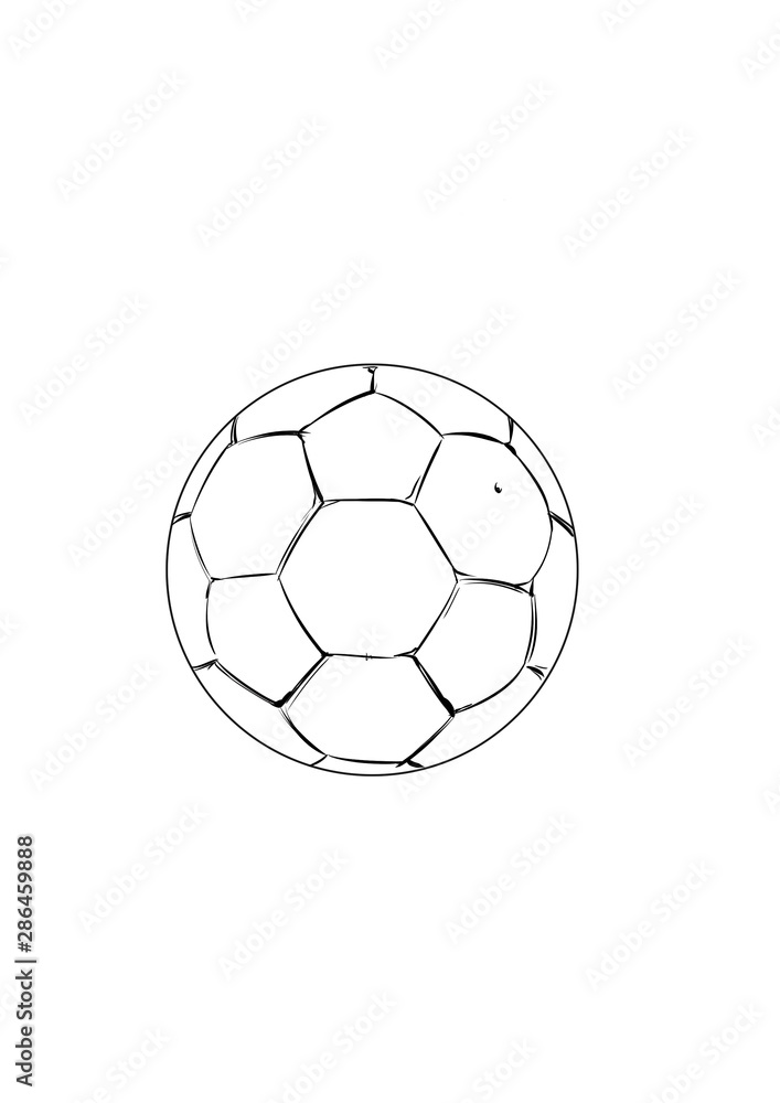 soccer ball isolated on white background soccer ball isolated on white background